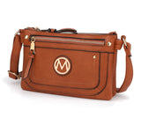 MKF Collection Elaina Multi Pocket Crossbody Handbag by Mia K