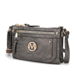 MKF Collection Elaina Multi Pocket Crossbody Handbag by Mia K