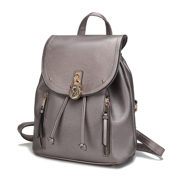 MKF Collection Xandria Vegan Leather Women Backpack by Mia K