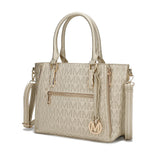 MKF Collection Cairo M Signature Satchel Handbag by Mia k