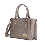 MKF Collection Cairo M Signature Satchel Handbag by Mia k