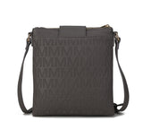 MKF Collection Marietta M Signature Crossbody Handbag by Mia k