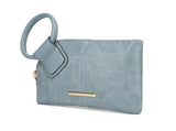 MKF Collection Simone Clutch/Wristlet Handbag Vegan Leather Women by Mia k