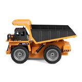 Christmas Gift! VEVOR RC Remote Control Dump Truck Toy Construction Vehicle Toy 9CH 1:18 Scale