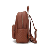 MKF Collection Romana Vegan Leather Women Backpack by Mia k