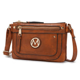 MKF Collection Elaina Multi Pocket Crossbody Handbag by Mia K