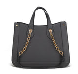 MKF Collection Stella Tote Handbag Vegan Leather Crossover Women by Mia k