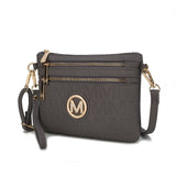 MKF Collection Roonie Milan Signature Crossbody Wristlet by Mia k