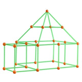 VEVOR Tent Fort Building Kit for Kids Glow In The Dark STEM Construction Toy 85P