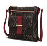 MKF Collection Jeni Multi Compartment Crossbody Bag by Mia k