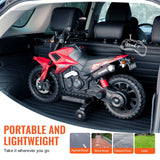 Christmas Gift! Kids Ride on Motorcycle 6V Electric Motorbike with LED for Kids Aged 3+