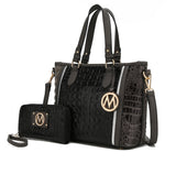 MKF Collection Lizza Croco Embossed Tote Handbag by Mia k