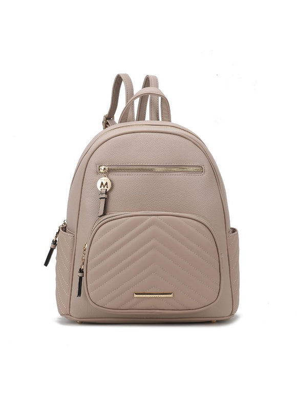 MKF Collection Romana Vegan Leather Women Backpack by Mia k