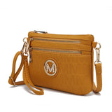 MKF Collection Roonie Milan Signature Crossbody Wristlet by Mia k