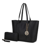 MKF Collection Dinah Light Weight Tote Handbag with Wallet by Mia K