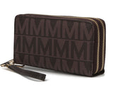 MKF Collection Danielle Milan M Signature Wallet Wristlet by Mia k