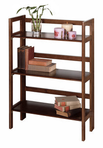 Terry Folding Bookcase Walnut