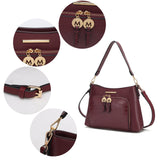 MKF Collection Anayra Handbag/Shoulder Bag by Mia k