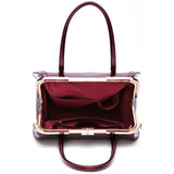 MKF Collection Patent Satchel Handbag by Mia k