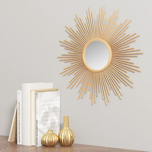 Sunburst Wall Decor Mirror 14.5"D