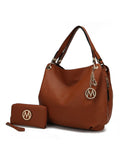 MKF Collection Fabienne Hobo Bag with Wallet by Mia k