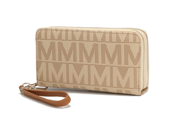 MKF Collection Danielle Milan M Signature Wallet Wristlet by Mia k