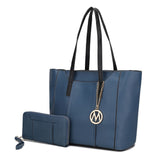 MKF Collection Dinah Light Weight Tote Handbag with Wallet by Mia K