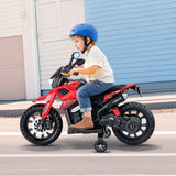 Christmas Gift! Kids Ride on Motorcycle 6V Electric Motorbike with LED for Kids Aged 3+