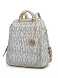 MKF Collection Cora Milan M Signature Trendy Backpack by Mia k