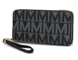 MKF Collection Danielle Milan M Signature Wallet Wristlet by Mia k