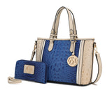 MKF Collection Lizza Croco Embossed Tote Handbag by Mia k