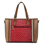 MKF Collection Lizza Croco Embossed Tote Handbag by Mia k