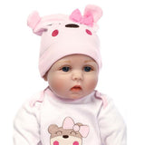 22" Cute Simulation Baby Infant Toy Pink