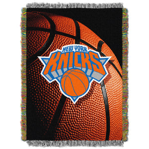 Knicks OFFICIAL National Basketball Association, "Photo Real" 48"x 60" Woven Tapestry Throw by The Northwest Company