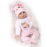 22" Cute Simulation Baby Infant Toy Pink