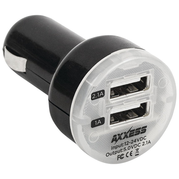 Axxess Mobility AXCLA-2USB Dual-USB Compact Device Charger