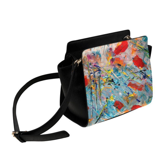 Handmade Designer Crossbody Bag, Multicolor Shoulder Tote Satchel Bag