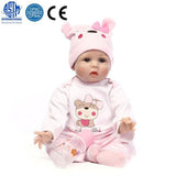 22" Cute Simulation Baby Infant Toy Pink