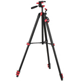 Zomei T80 Portable Tripod with Phone Clip and Bluetooth Remote Control Black Red