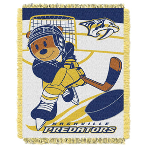 Predators OFFICIAL National Hockey League, "Score Baby" Baby 36"x 46" Triple Woven Jacquard Throw by The Northwest Company