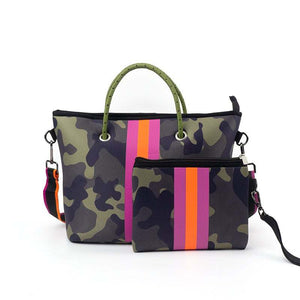 Neoprene Handbag & Wristlet