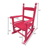 Children's rocking red chair- Indoor or Outdoor -Suitable for kids-Durable