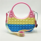 Moon Bay Handbag Bag Decompression Puzzle Silicone Toy