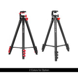 Zomei T80 Portable Tripod with Phone Clip and Bluetooth Remote Control Black Red