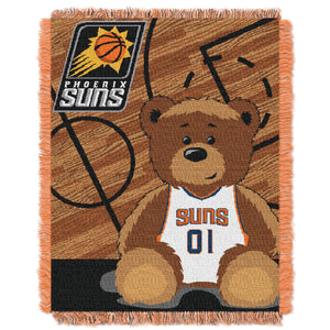Suns OFFICIAL National Basketball Association, "Half-Court" Baby 36"x 46" Triple Woven Jacquard Throw by The Northwest Company