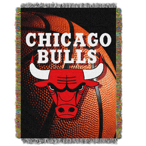 Bulls OFFICIAL National Basketball Association, "Photo Real" 48"x 60" Woven Tapestry Throw by The Northwest Company