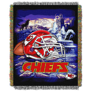 Chiefs OFFICIAL National Football League, "Home Field Advantage" 48"x 60" Woven Tapestry Throw by The Northwest Company