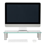 Computer Monitor Riser Multi Media Desktop Stand for Flat Screen LCD LED TV, Laptop / Notebook / Xbox One RT