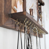 Wooden Jewelry Wall Mount - Large XH