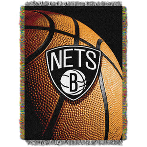 Nets OFFICIAL National Basketball Association, "Photo Real" 48"x 60" Woven Tapestry Throw by The Northwest Company